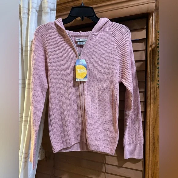 Y2K 100% Cotton Pink Women's Sweater - Picture 1 of 5